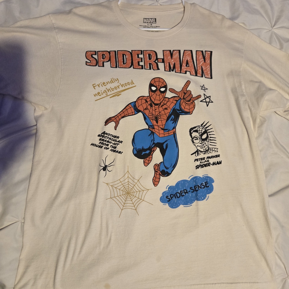 Marvel Cream Spider-Man Tee